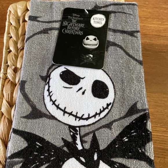 Disney: Nightmare Before Christmas grey Jack Kitchen towel - Picture 2 of 5